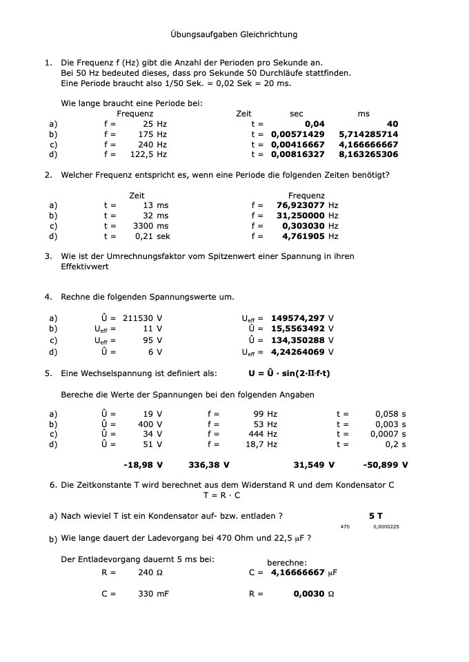 Gleichrichtung